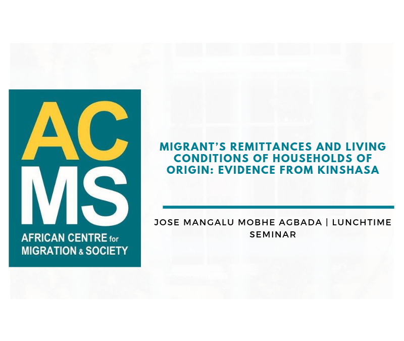 Migrant’s remittances and living conditions of households of origin: Evidence from Kinshasa