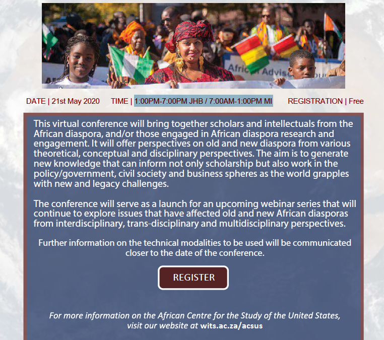 Old and New African Diaspora Networks: Before and After COVID-19