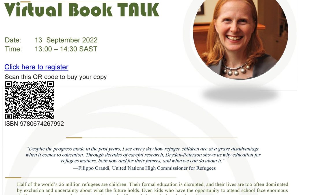 Virtual Book Talk: Right Where We Belong: How Refugee Teachers and Students Are Changing the Future of Education