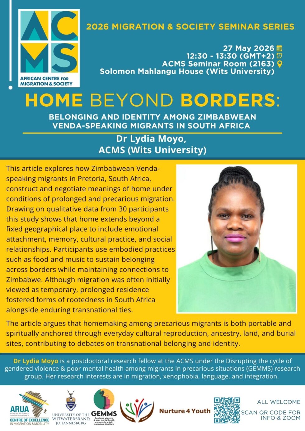 ACMS SEMINAR: Home Beyond Borders