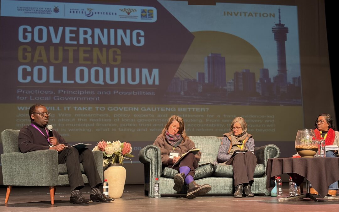 RECAP: Governing Gauteng: Practices, Principles, and Possibilities for Local Government