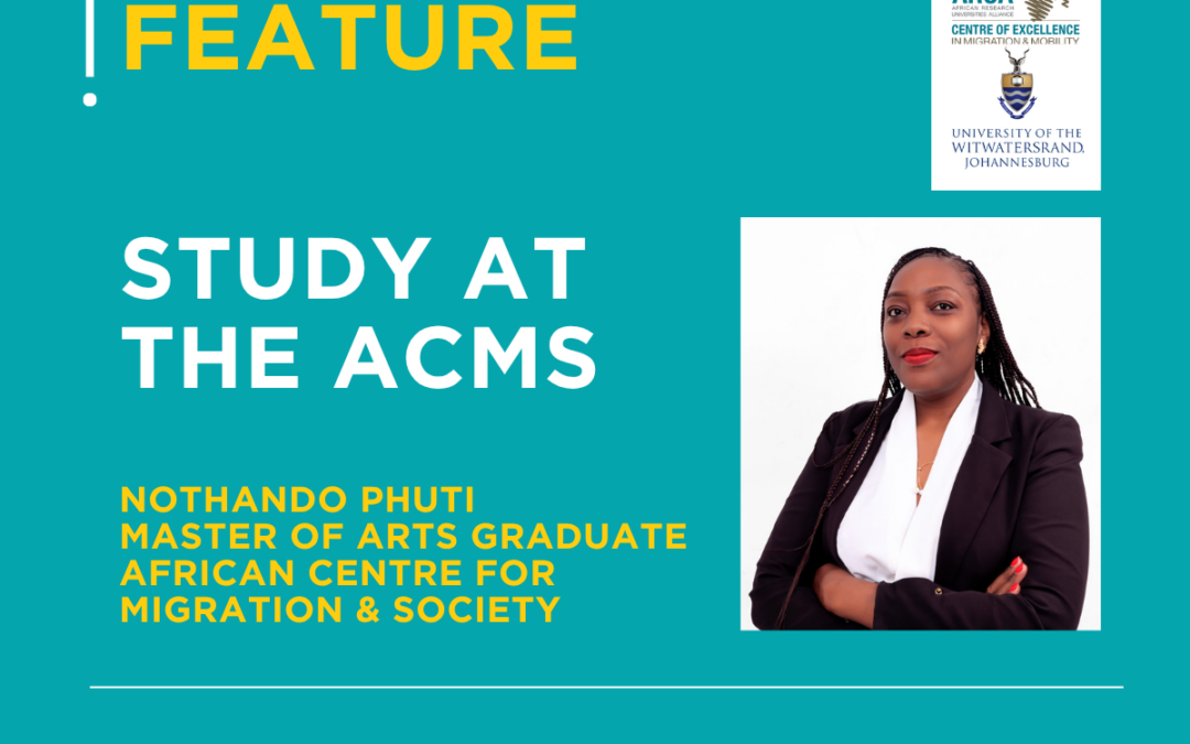 Student Feature: Nothando Phuti – Study at the ACMS