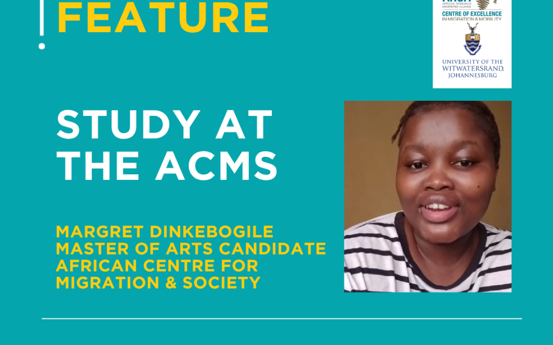 Student Testimonial: Margret Dinkebogile – Study at the ACMS